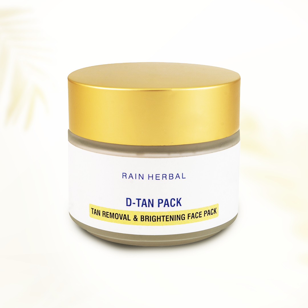 D Tan Pack For Tan Removal Brightening 100gm RAIN HERBAL d-tan-pack-for-tan-removal-brightening-100gm-rain-herbal