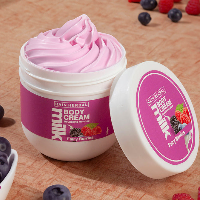 Fairy Berries Milk | COMBO of Body Cleanser & Cream