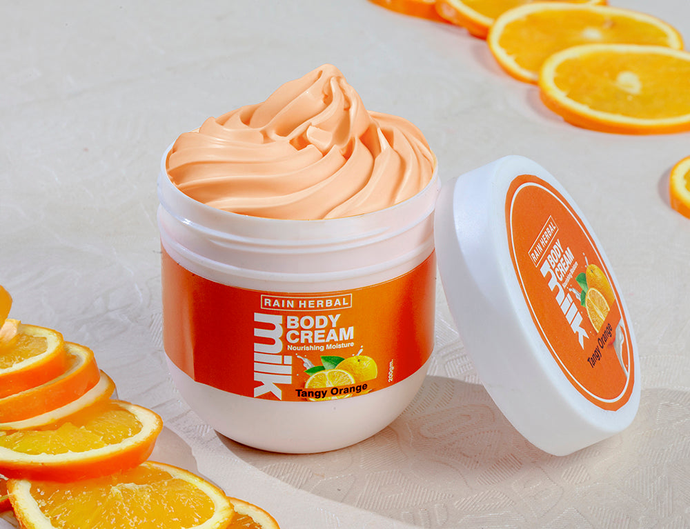 Tangy Orange Milk | COMBO of Body Cleanser & Cream