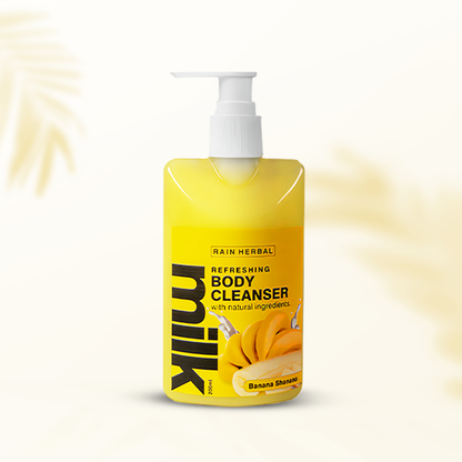 Banana Shanana milk body cleanser