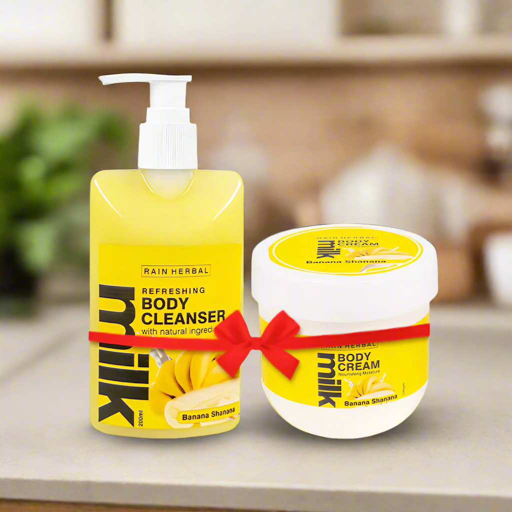 Banana Shanana | COMBO of Body Cleanser & Cream