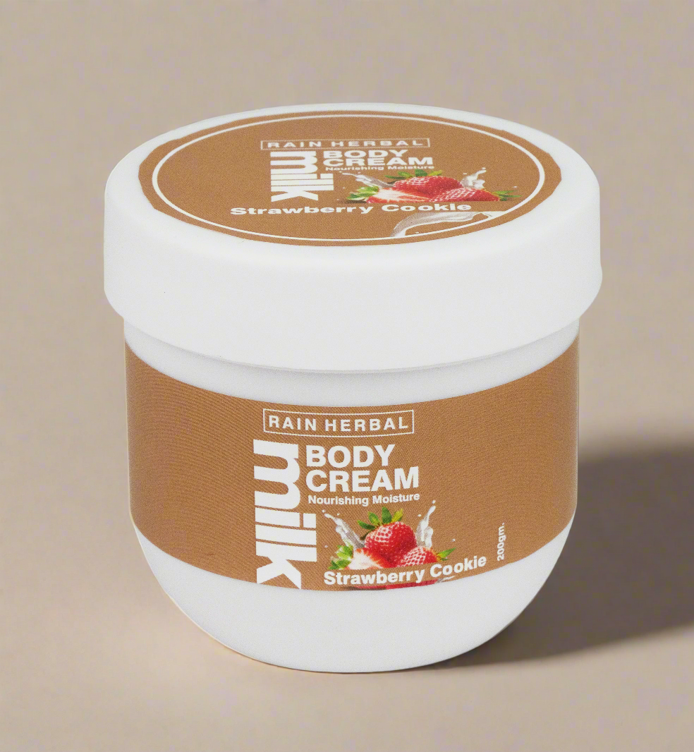 Rain Herbal Strawberry Cookie Body Cream | 200gm