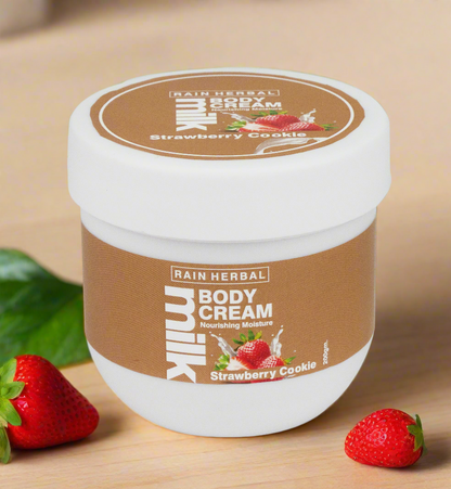 Rain Herbal Strawberry Cookie Body Cream | 200gm