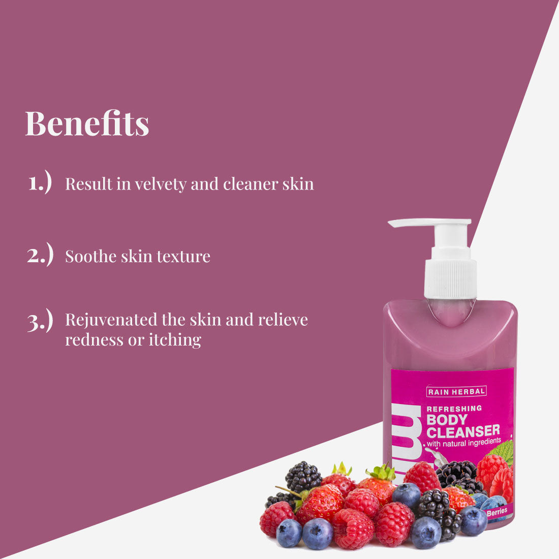 Fairy berries milk body cleanser