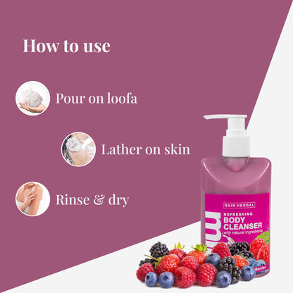 Fairy berries milk body cleanser