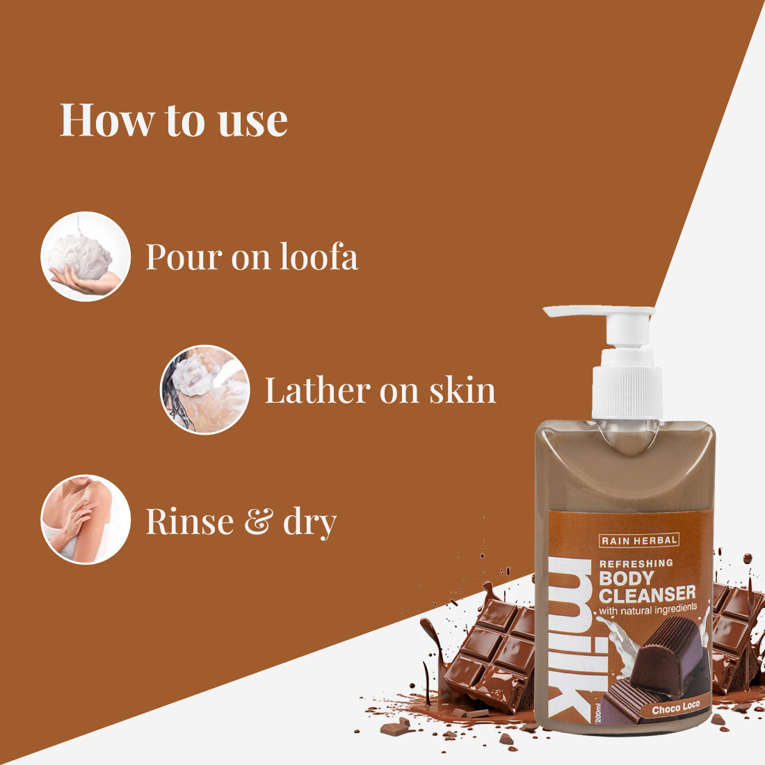 Choco loco milk body cleanser