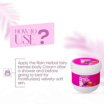 Rain Herbal Fairy Berries Body Cream| 200gm