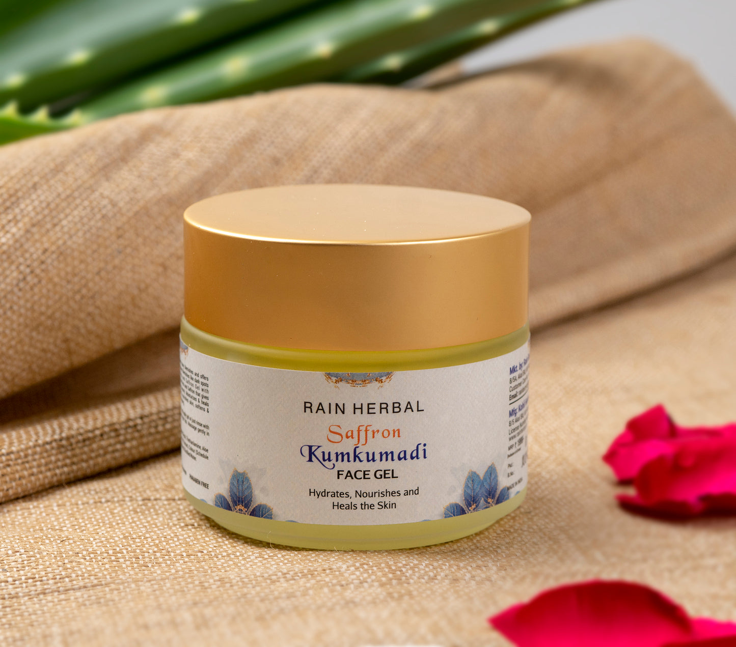 Rain Herbal Kumkumadi Face Gel With Saffron | 100 GM