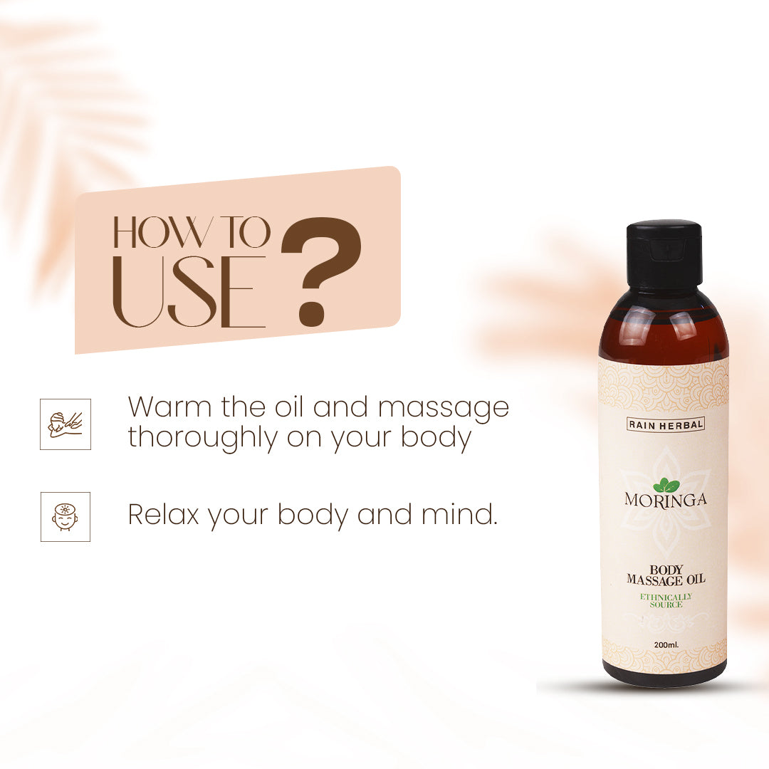 Rain Herbal Moringa Body Massage Oil | 200ML