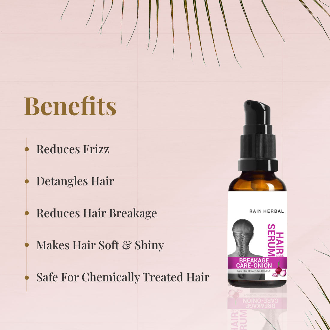 Breakage Care Onion Hair Serum | New Hair Growth, No Dandruff | 30ml