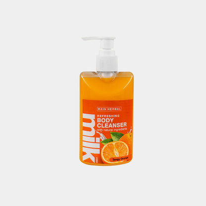 Tangy orange milk body cleanser