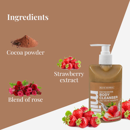 Strawberry Cookie milk body cleanser