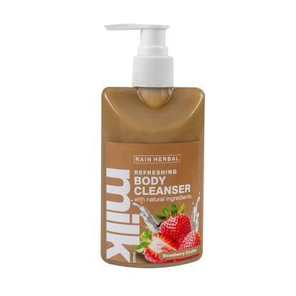 Straw Berry Cookie Milk  | COMBO of Body Cleanser & Cream